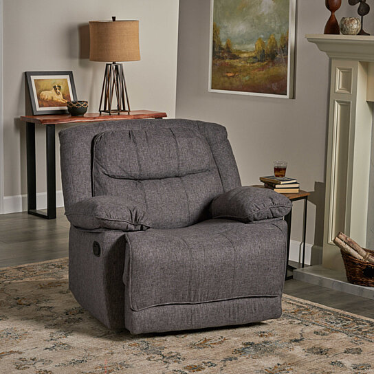 Annabelle Contemporary Fabric Glider Recliner